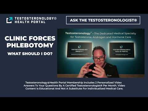 On TRT, why does my clinic mandate I give blood every month - Ask The Testosteronologist® thumbnail
