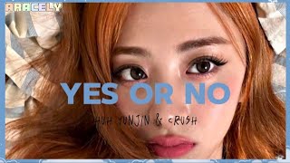 Groovyroom Yes Or No - Le Sserafim Huh Yunjin & Crush Türkçe Çeviri