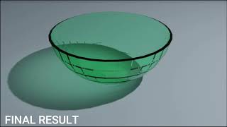 How To Make a Glass Bowl in Blender 3D | Time-lapse | Made In Blender 2.82 | Dreamworld 3D screenshot 5