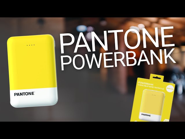 Pantone Power Bank 6000 MaH Giallo