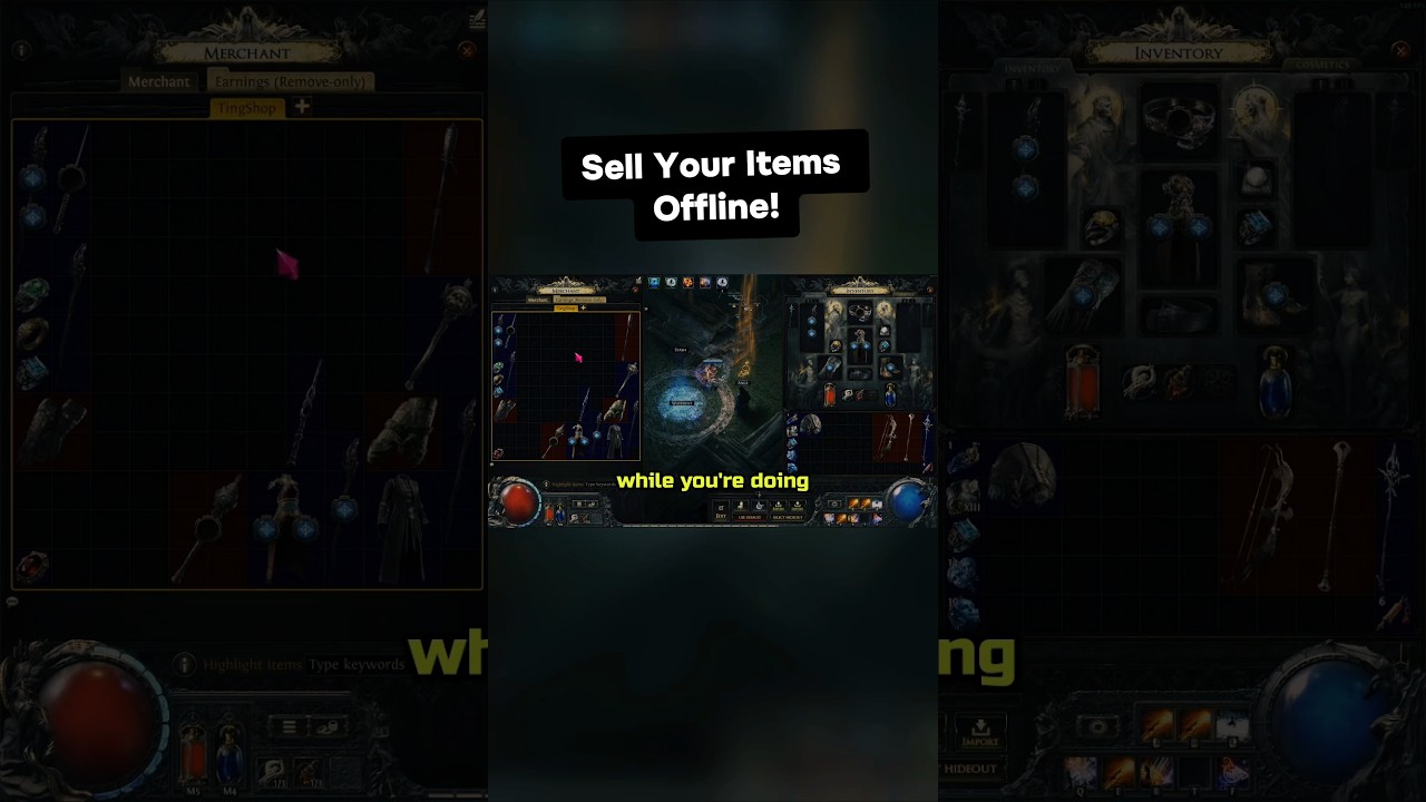 Sell Your Items while Offline Poe 2 