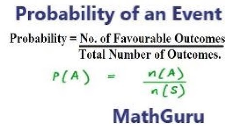 Probability of an Event