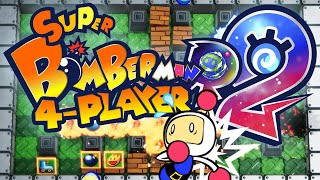 THE BIGGEST BOMBERMAN YET! - Super Bomberman R2 (4- Player Gameplay)