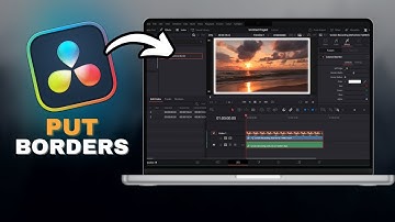 How To Put BORDERS Around VIDEOS In Davinci Resolve in SECONDS!