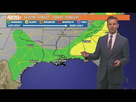 New Orleans Weather: Hot, humid Memorial Day with a few storms - YouTube