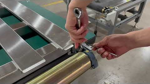 4. CW 60K Checkweigher Roller Replace