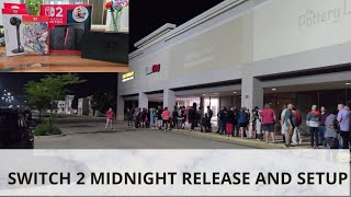 Nintendo Switch 2 midnight Launch experience and unboxing