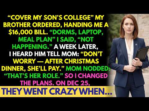 My Brother Expected Me to Pay His Son’s $16,000 College Bill. But On Christmas, I Brought Proof.