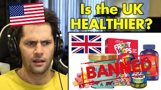 American Reacts to US Foods that are BANNED in the UK