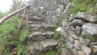 PERU: Steep Climb to the Sun Gate from Machu Picchu Hiking Adventure