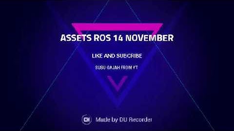 ASSETS ROS 14 NOVEMBER || AIMLOCK + NO RECOIL || SAFE 100℅ NO BAN