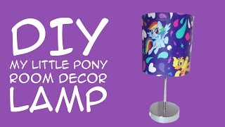 DIY My Little Pony Room Decor Rainbow Dash Lamp: (For MLP Fans)  - A GeekyMcFangirl Tutorial