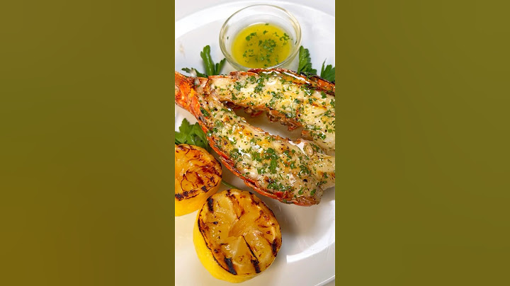 Grilled Lobster Tails inspired by Galápagos Islands on @cafecasinolv #grilledlobster #lobster