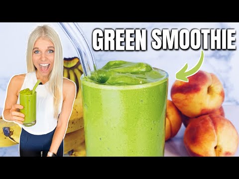 AMAZING Vegan Green PROTEIN Smoothie (Tastes Good And Keeps You Full!) | Healthy Vegan Breakfast