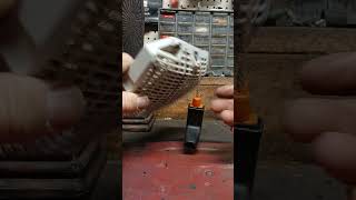 Quick fix for floppy chainsaw pull start handle.