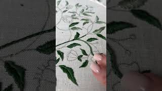 Embroidery art #embroidery #вышивка #вышивкагладью #embroiderydesign #мулине #embroiderytutorial