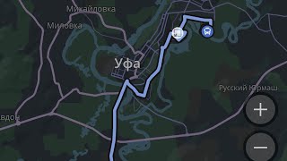 Проехал от начала до самого конца ☺️ Самый длинный маршрут автобуса в Уфе 110с #уфа #башкортостан