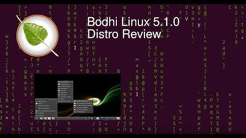 Bodhi Linux 5.1.0 | Distro Review 24