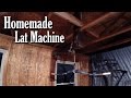 Homemade Lat Machine - Cheap Home Gym Equipment