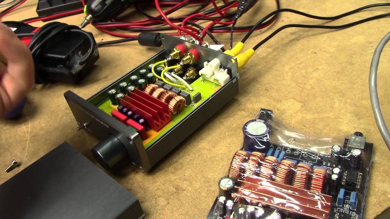 Messing with a Breeze Audio TPA3116 mini amplifier - YouTube