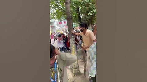 students VS police #studentspower #protest #bangladesh