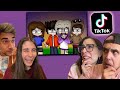 REACCIONANDO A TIK TOKS DEL TEAM ANORMAL JUNTOS!! LYNA, CHOCOBLOX, MELINA Y AUGUS TIK TOK