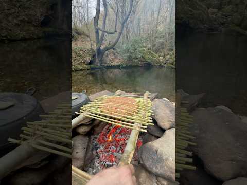 İlkel Yöntem ile Ufo Kebabı Pişirme 🥩 / cooking ufo kebab with a primitive method