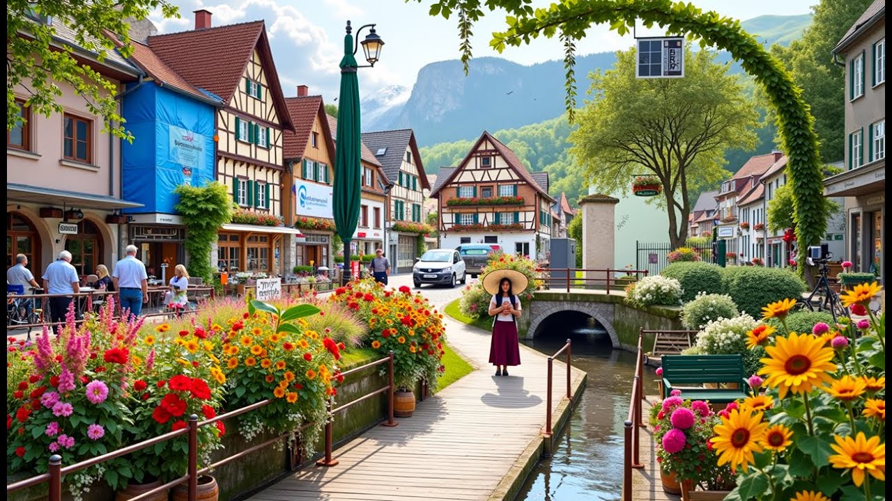 Tübingen, Germany 🇩🇪  4k Walking tour - Most beautiful German town - Fairytale Town