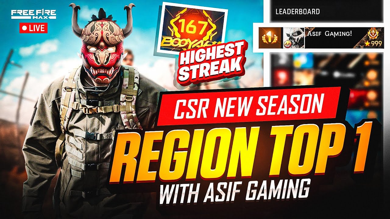 New Season Cs Rank push In Region Top 1 Lobby With Highest Streak Ever ...