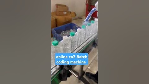 Co2 Batch coding Machine | CO2 Laser fly laser marking machine | Water bottle laser marking machine