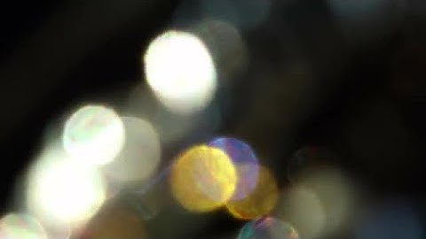 Flashing - Fading Bokeh Stock Video