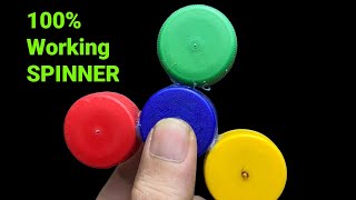 SPINNER from bottle cap - How to make a SPINNER at home