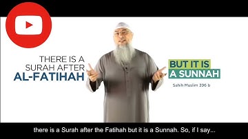 Is reciting a surah after fateha mandatory? - Assim al hakeem
