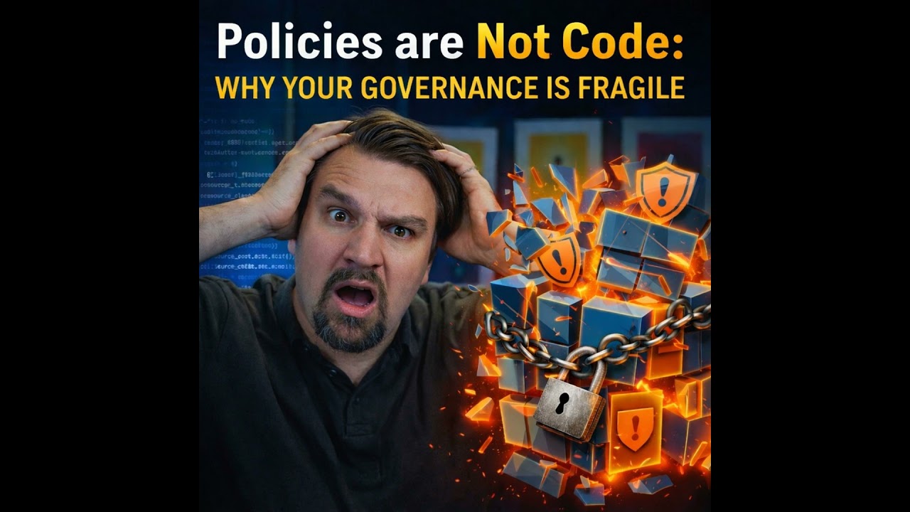 Policies are Not Code: Why Your Governance is Fragile