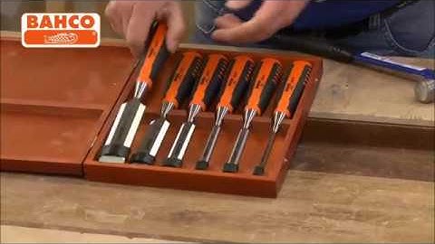 Bahco 6 Piece Fully Honed Chisel Set in Wooden Case BAH424PS6