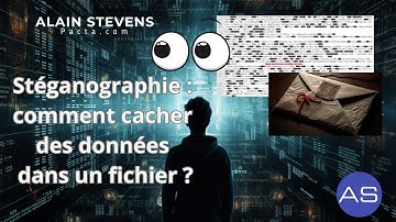 Introduction à la stéganographie : un exemple de stéganographie, avec un texte caché dans une image
