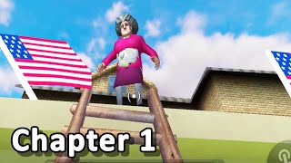 Scary Teacher 3D 6.3 Chapter 1 Troubled Waters All levels with USA Flags Update