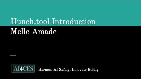 AI Tools for Authors: Hunch