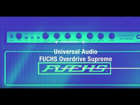 Fuchs Overdrive Supreme 50: plug-in UAD, démo Guitare Obsession