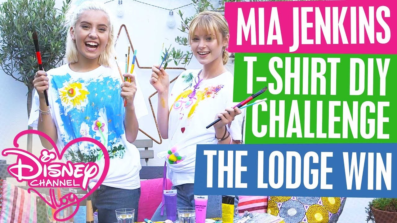 Disney Channel Vlog With Guest Star Mia Jenkins T Shirt Diy Challenge The Lodge Win Youtube She is known for her roles as alex in the disney channel musical drama the lodge, and emma in the disney channel series soy luna. disney channel vlog with guest star mia jenkins t shirt diy challenge the lodge win