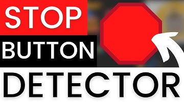 Scratch Stop Button Detector