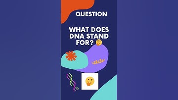 What does DNA stand for? 🤔 #bioinformatics #bigdata