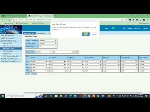 How to Configure ONU from GPON OLT |  ONT WAN Configuration Through GPON OLT