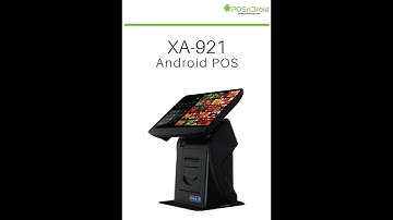 MESIN KASIR POSNDROID XA-921 WITH CUSTOMER DISPLAY - ANDROID -RESTORAN