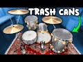 This drum set sounds like trash