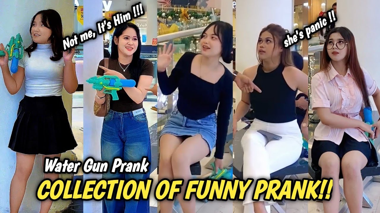 COMPILATION OF FUNNY PRANK ON BEAUTIFUL GIRL!!