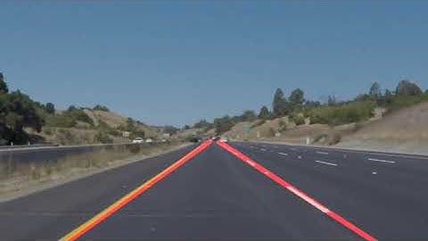Lane line detection for autonomous driving cars