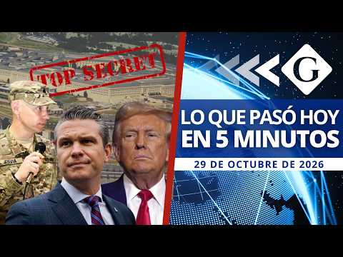 🔵 October 29 News: TRUMP FIRES ARMY CHIEF OVER ALLEGED LEAKS | Newscast