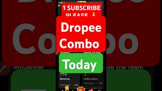 Dropee Daily Combo Today Dropee Daily Combo Daily Combo Today Droppe Combo Today