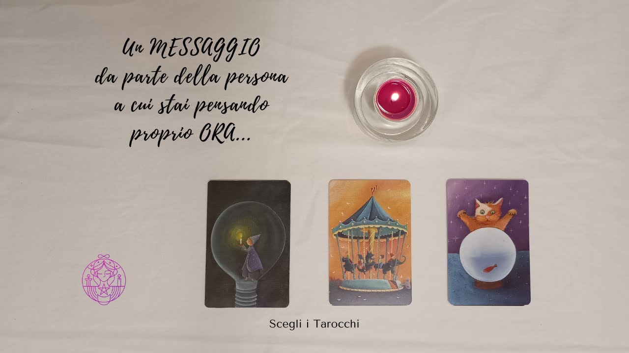 ✉⌛Un MESSAGGIO per te da parte della persona a cui stai pensando proprio ora 🎤🎶🎶🔮Scegli i tarocchi